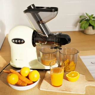 KitchenBrothers Slowjuicer XL Juicer Champagne