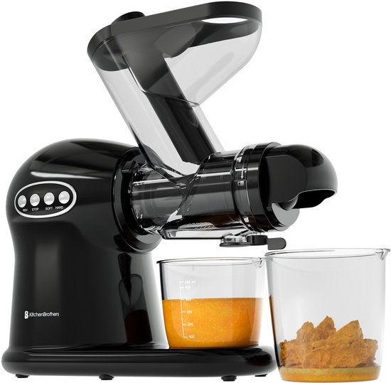 KitchenBrothers Slowjuicer XL Juicer Zwart review