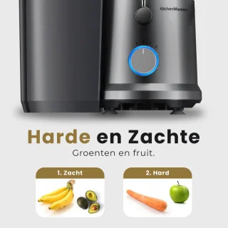 KitchenMasters Sapcentrifuge 1200W 3-snelheden