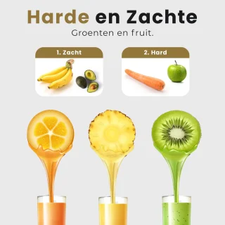 KitchenMasters Sapcentrifuge 800W met Pulpcontainer en Grote Vulopening