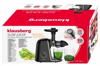Klausberg KB-7867 Slow Juicer Roségoud