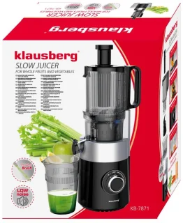 Klausberg KB-7871 Slowjuicer Zwart/Zilver