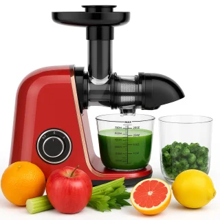 Klausberg Slowjuicer 150W 700ml Kersenrood