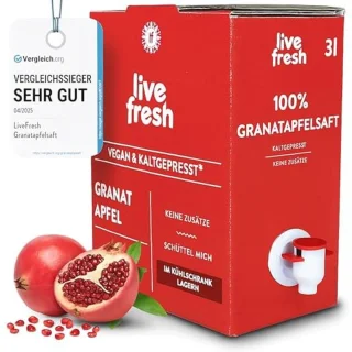 Koudgeperst granaatappelsap 3 L