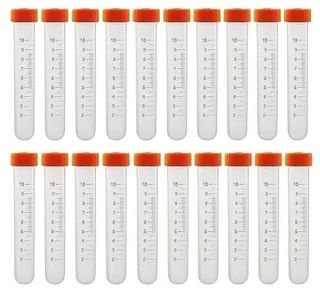 Kunststof centrifugebuisjes 10 ml - set van 20
