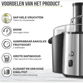 LifeStages Sapcentrifuge voor groenten en fruit