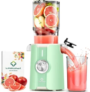 LINKChef slow juicer, lichtgroen