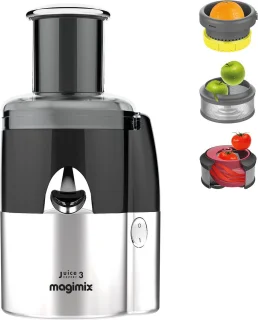Magimix Juice Expert 3 Sapcentrifuge Zwart Mat Chroom