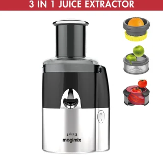 Magimix Juice Expert 3 Sapcentrifuge Zwart Mat Chroom