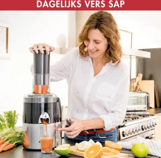 Magimix Juice Expert 3 Sapcentrifuge Zwart Mat Chroom
