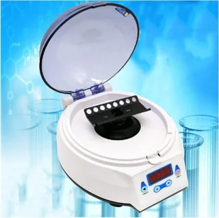 Microcentrifuge laboratorium centrifuge zilver