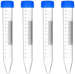 Microcentrifugebuisjes 15 ml 50 stuks transparant