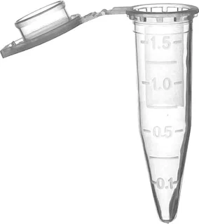 Microcentrifugebuizen 1,5 ml - Transparant