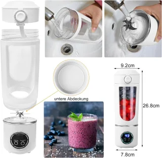 Mini Blender 700 ml - Shake Mixer - Wit