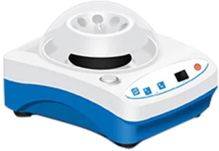 Mini centrifuge - laboratorium apparaat - wit