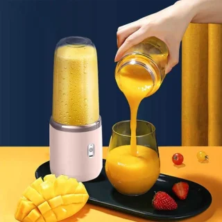 Mini draagbare blender (roze)