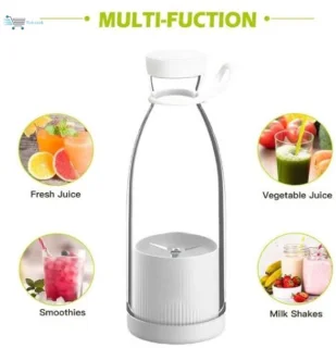 Mini elektrische blender beker - wit