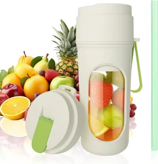 Mini milkshake-maker draagbare blender 450 ml groen