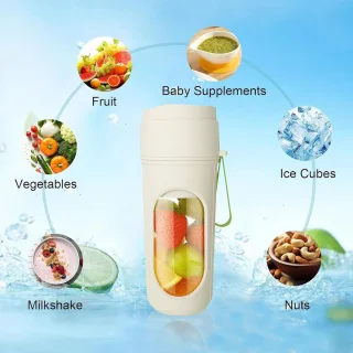 Mini milkshake-maker draagbare blender 450 ml groen