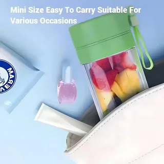 Mini sapcentrifuge USB 380 ml Roze
