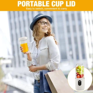 Mini smoothieblender wit