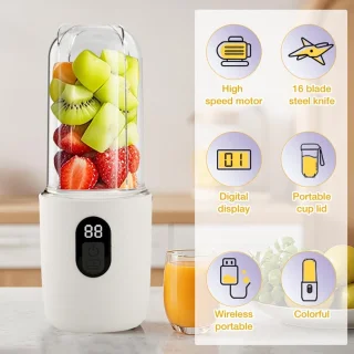 Mini smoothieblender wit