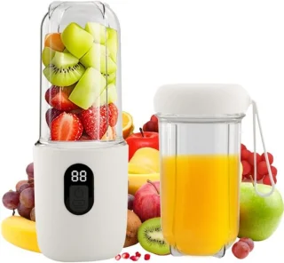 Mini smoothieblender wit