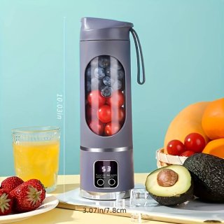 De Mini USB-blender 450 ml – Paars in één oogopslag