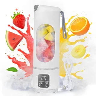 Mini USB-blender 450 ml – Paars