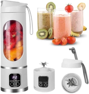 Mini USB-sapcentrifuge 500 ml - Draagbare blender (wit)