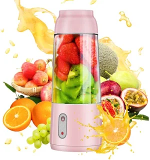 Mini USB-sapcentrifuge (draagbaar) - roze