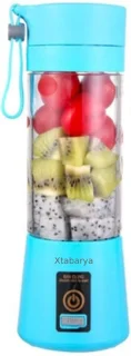 Mini Usb Slowjuicer Blender To Go Blauw