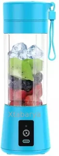 Mini Usb Slowjuicer Blender To Go Blauw