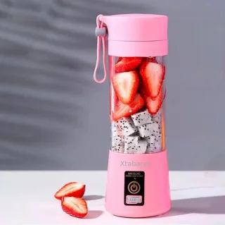 Mini Usb Slowjuicer Blender To Go Blauw