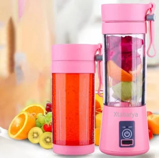 Mini Usb Slowjuicer Blender To Go Blauw
