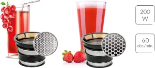 MPM Slow Juicer Sapcentrifuge RVS 1L 200W