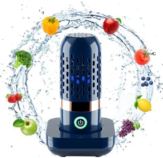 MTTProducts - Fruit- en Groentewasmachine - Capsulevorm - Blauw