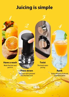 Multifunctionele centrifugale sapmachine elektrische fruit- en groentesapmachine