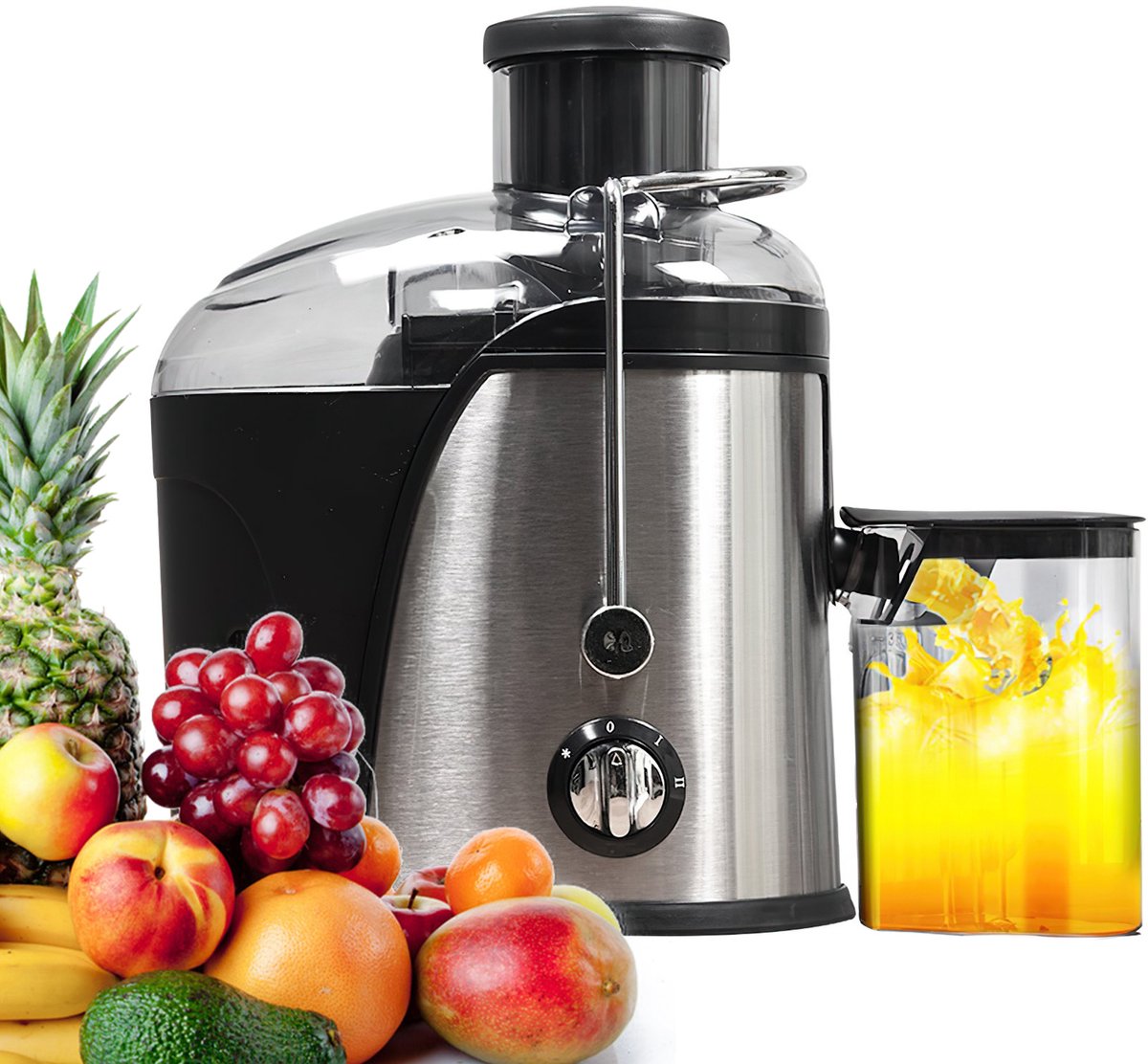 Multifunctionele centrifugale sapmachine elektrische fruit- en groentesapmachine