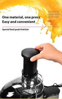 Multifunctionele centrifugale sapmachine elektrische fruit- en groentesapmachine