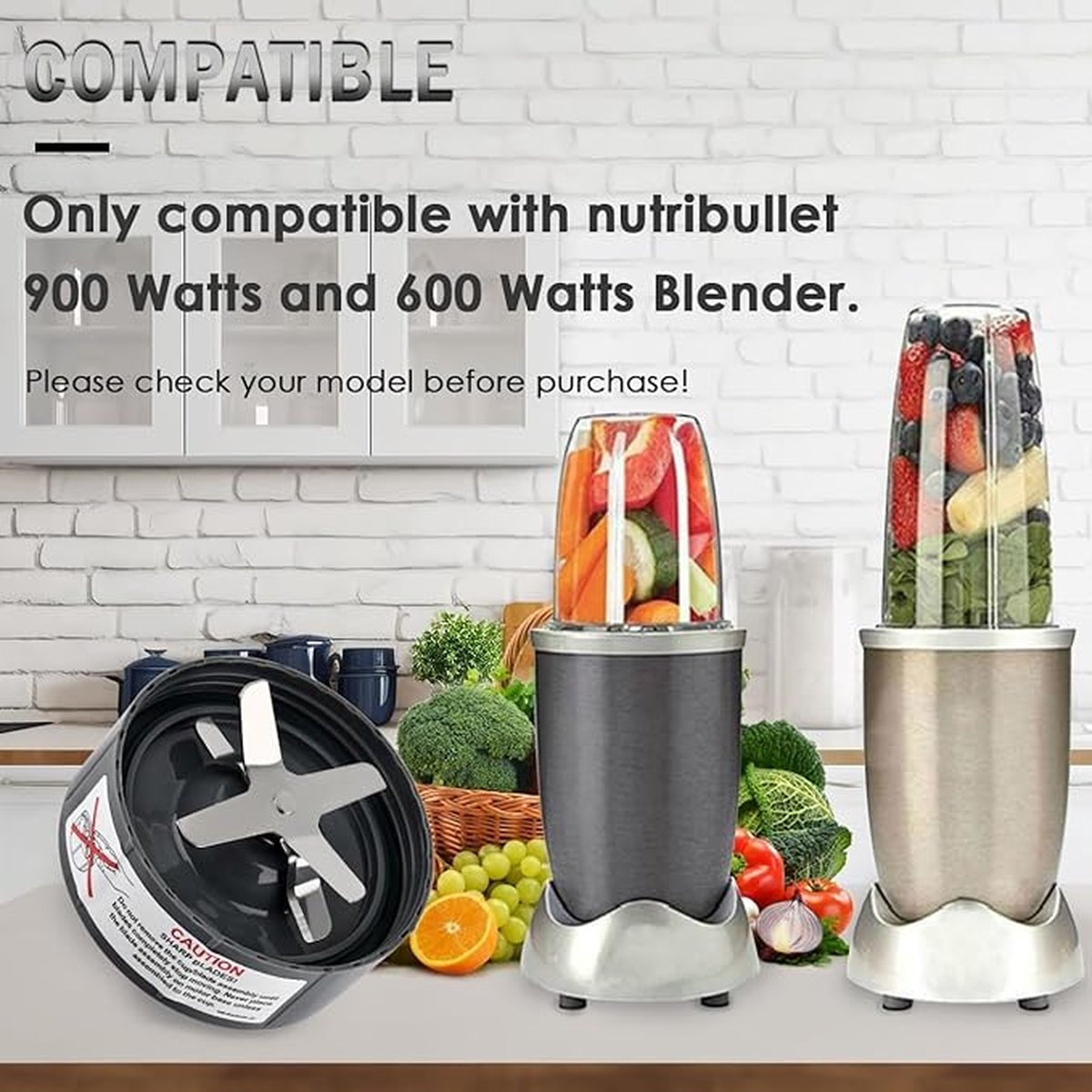 Wat vinden we goed aan de NutriBullet 2x Vervangende Lemmetbasis RVS 600/900W