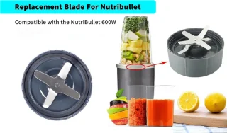 Nutribullet 900W Blendermes Roestvrij Staal 2 Stuks