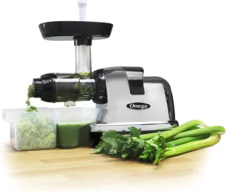 Omega J8227S Slowjuicer Zilver