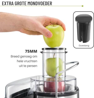 Ontsapper Sapcentrifuge voor Fruit en Groenten