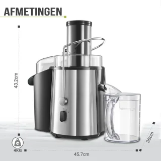 Ontsapper Sapcentrifuge voor Fruit en Groenten