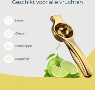 PALMS Handmatige Citruspers Goud