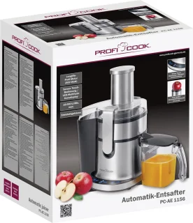 ProfiCook AE 1156 Sapcentrifuge Zwart Roestvrijstaal
