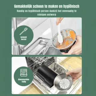 Wat vinden we goed aan de Quvo® Sapcentrifuge - Slowjuicer