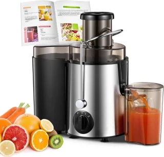 De Quvo® Slowjuicer Zilver in één oogopslag