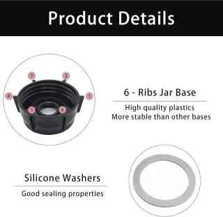 Reservedele voor sapcentrifuge, set van 4